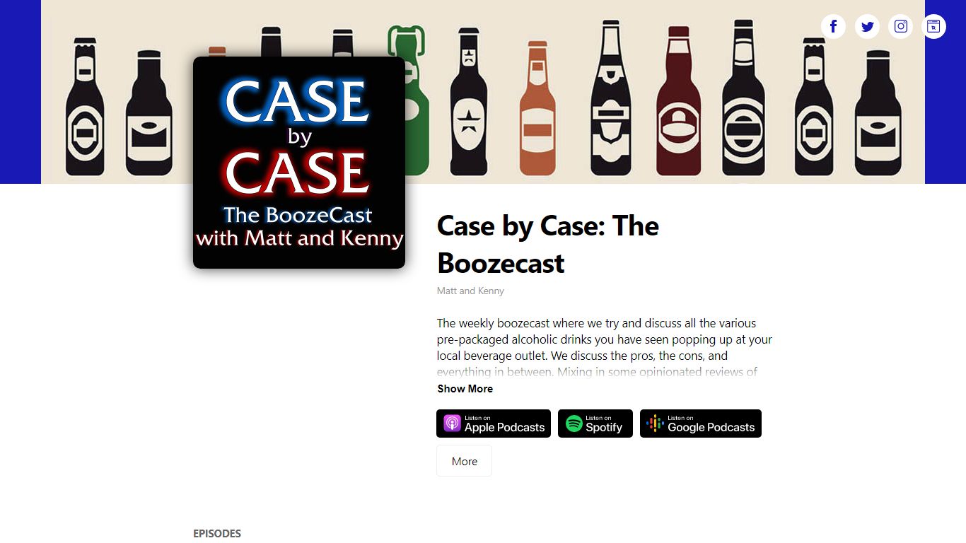 Case by Case: The Boozecast - Buzzsprout